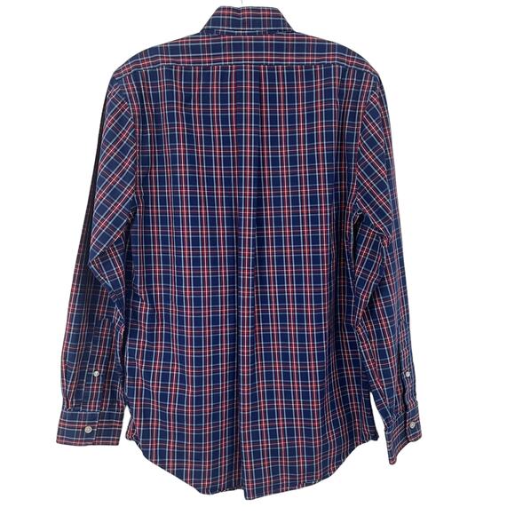Vineyard Vines Slim Fit Murray Shirt Button Down Blue White Red Mens Small - Picture 5 of 5
